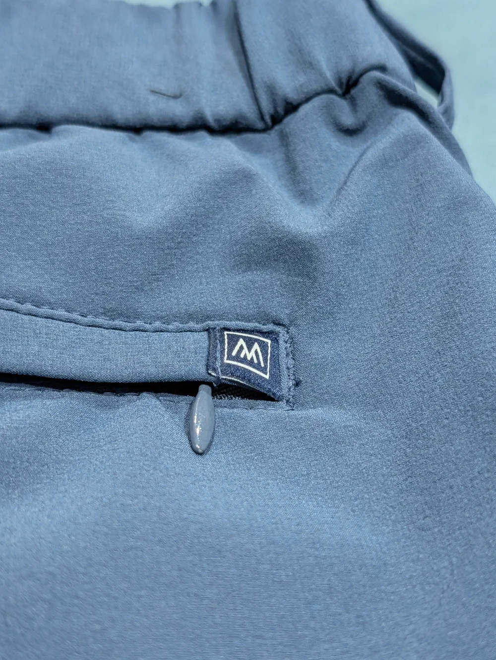 Mizzen+Main Helmsman Slim Joggers Blue 30W Golf Performance Pants Stretch Travel - Picture 9 of 15